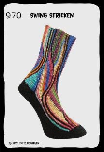 Opal Hundertwasser 4 Sockenwolle Farbe 9999