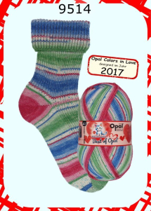 Opal Meisterwerke Sockenwolle Farbe 7