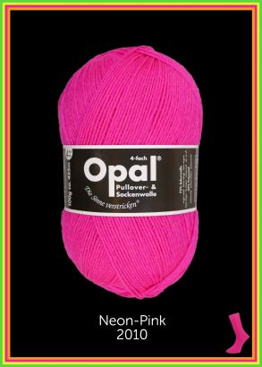 Opal Neon Sockenwolle Farbe 2010