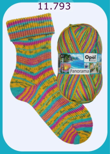 Opal Panorama Sockenwolle Farbe 793