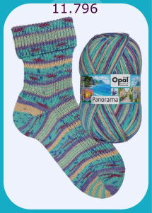 Opal Panorama Sockenwolle Farbe 796