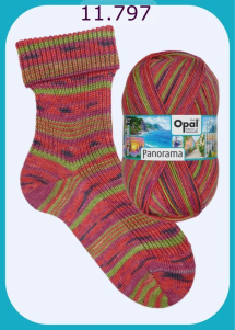 Opal Panorama Sockenwolle Farbe 797
