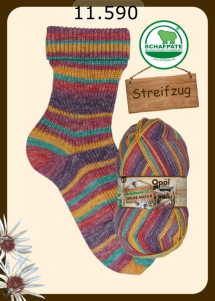 Opal Schafpate 17 Sockenwolle Farbe 590