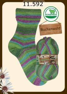 Opal Schafpate 17 Sockenwolle Farbe 592