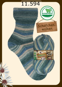 Opal Schafpate 17 Sockenwolle Farbe 594