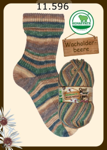 Opal Schafpate 17 Sockenwolle Farbe 596