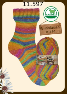 Opal Schafpate 17 Sockenwolle Farbe 597