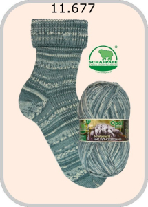 Opal Schafpate 18 Sockenwolle Farbe 677