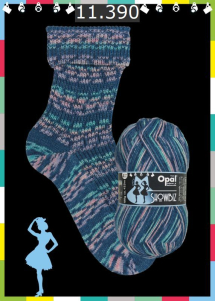 Opal Showbiz Sockenwolle Farbe 390