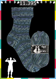 Opal Showbiz Sockenwolle Farbe 395