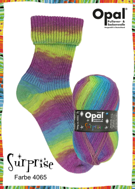 Opal Surprise Sockenwolle Farbe 65
