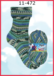 Opal Wirbelwind Sockenwolle Farbe 472