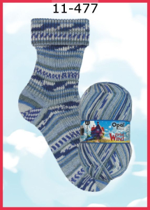 Opal Wirbelwind Sockenwolle Farbe 477