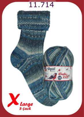 Opal X-Large Winterwald Sockenwolle Farbe 714