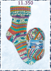 Opal XLarge Frosty Ice Sockenwolle 8f Farbe 350