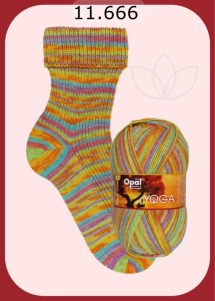 Opal Yoga Sockenwolle Farbe 666