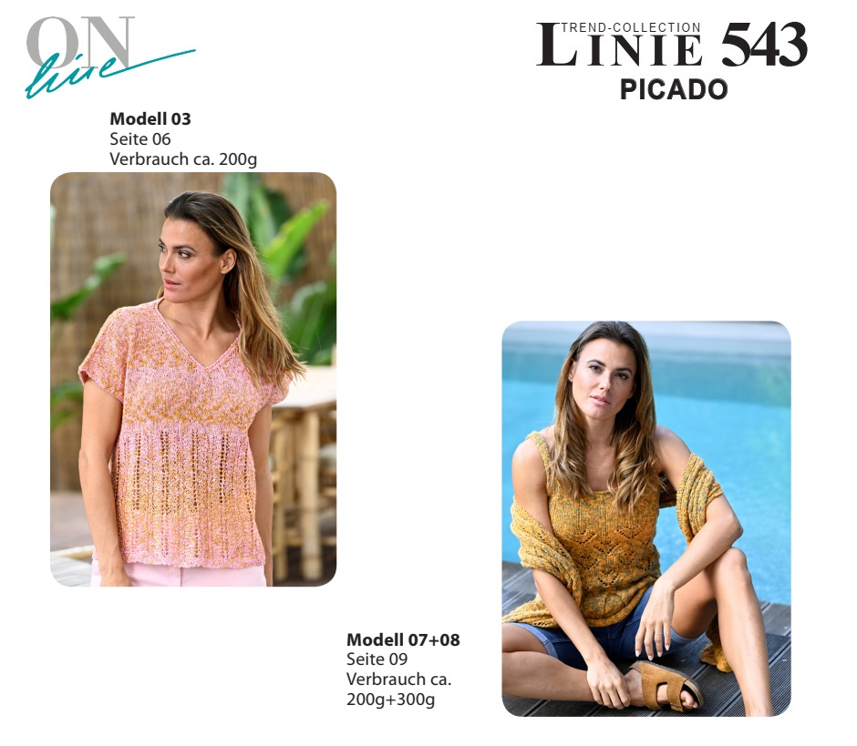 Picado ONline-Garne Linie 543 Farbe 9998