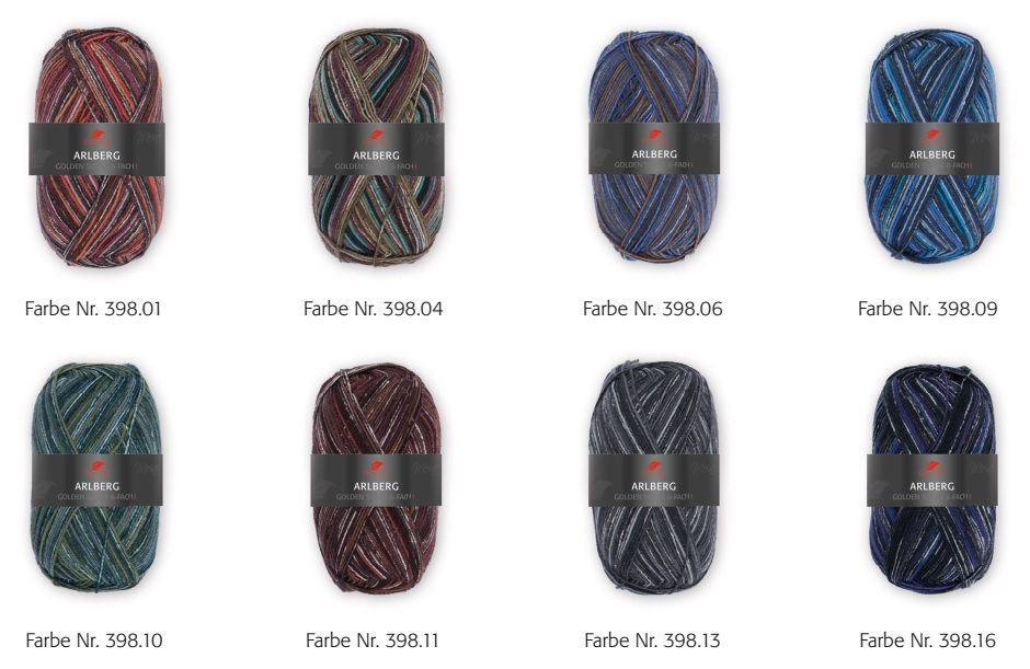Pro Lana Sockenwolle Arlberg 6f Farbe 9999