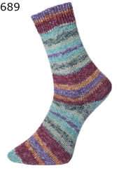 Pro Lana Sockenwolle Fashion 5 6f Farbe 689