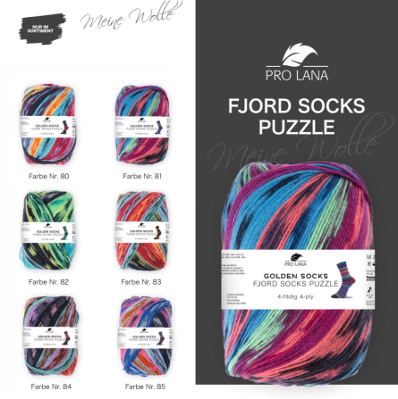 Pro Lana Sockenwolle Fjord Socks Puzzle