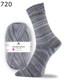 Pro Lana Sockenwolle Golden Socks Color Farbe 720