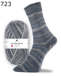 Pro Lana Sockenwolle Golden Socks Color Farbe 723