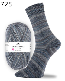 Pro Lana Sockenwolle Golden Socks Color Farbe 725
