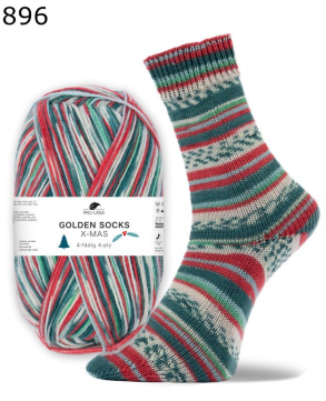 Pro Lana Sockenwolle X-Mas Farbe 896
