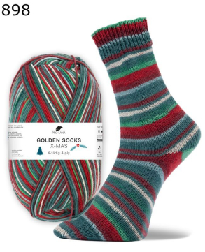 Pro Lana Sockenwolle X-Mas Farbe 898
