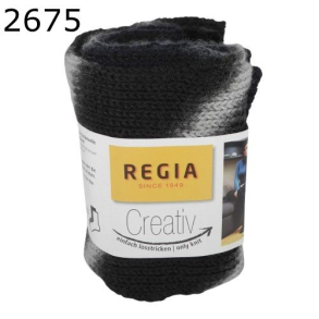 Regia Creativ Schal der zu Socken wird Farbe 675