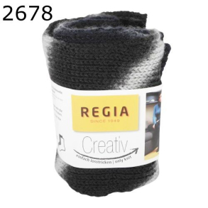 Regia Creativ Schal der zu Socken wird Farbe 678