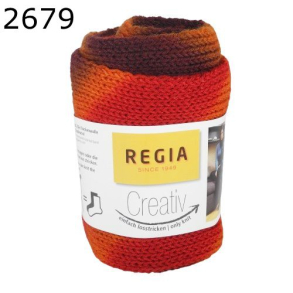 Regia Creativ Schal der zu Socken wird Farbe 679