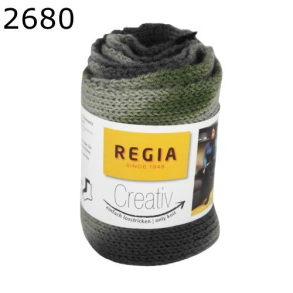 Regia Creativ Schal der zu Socken wird Farbe 680