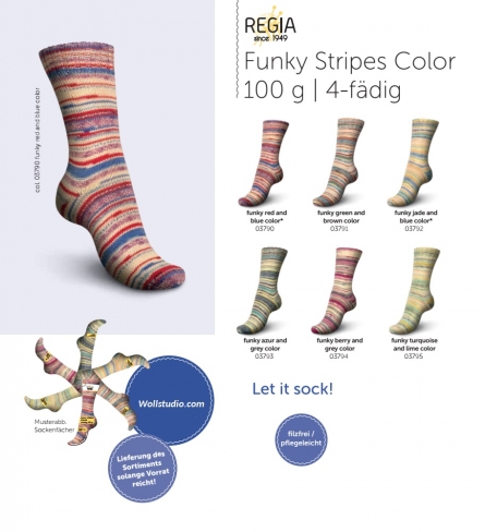 Regia Funky Stripes Color
