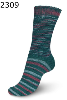 Regia Pairfect Contrasting Lines Sockenwolle Farbe 309