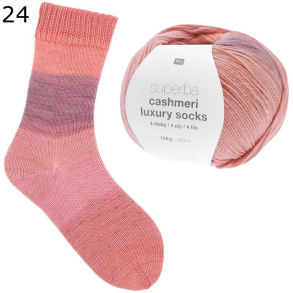 Rico Sockenwolle Cashmeri Luxury Socks Farbe 24