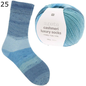 Rico Sockenwolle Cashmeri Luxury Socks Farbe 25