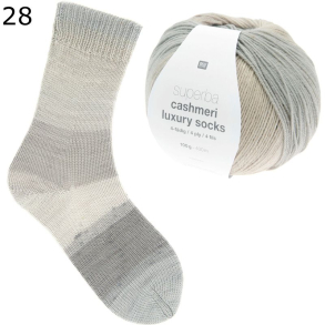 Rico Sockenwolle Cashmeri Luxury Socks Farbe 28
