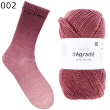 Rico Sockenwolle Degrade Farbe 2
