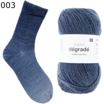 Rico Sockenwolle Degrade Farbe 3