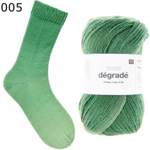 Rico Sockenwolle Degrade Farbe 5