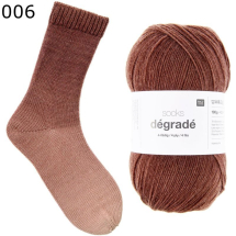 Rico Sockenwolle Degrade Farbe 6