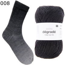 Rico Sockenwolle Degrade Farbe 8