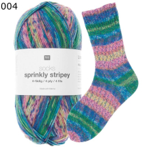 Rico Sockenwolle Sprinkly Striply Farbe 4