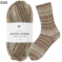 Rico Sockenwolle Sprinkly Striply Farbe 6