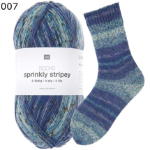 Rico Sockenwolle Sprinkly Striply Farbe 7