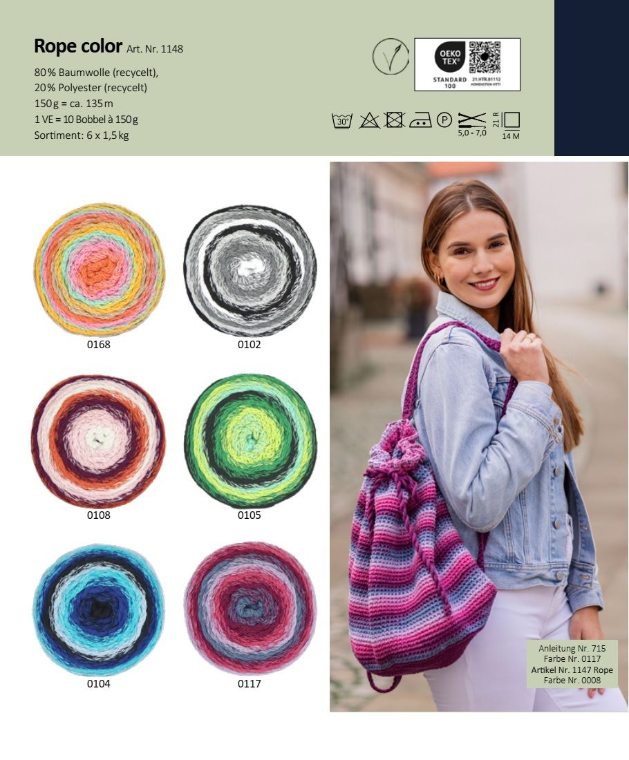 Rope Color Rellana Farbe 9999