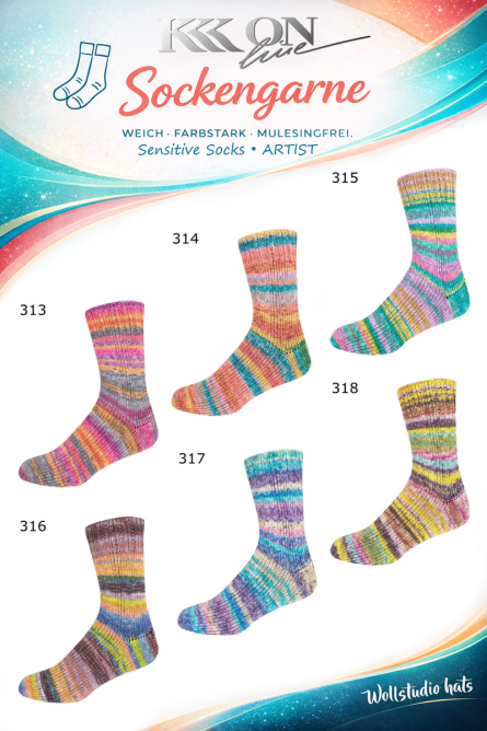Sensitive Socks Bamboo Artist ONline