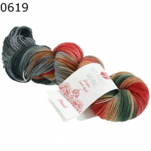 Shadow Hand Dyed Meilenweit Lana Grossa Farbe 619