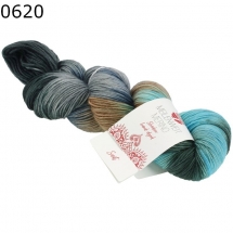 Shadow Hand Dyed Meilenweit Lana Grossa Farbe 620